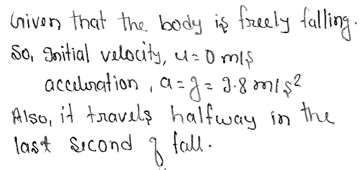 Physics homework question answer, step 1, image 1